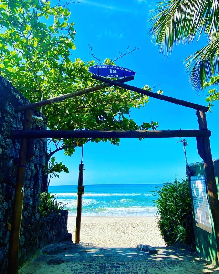 Maresias, Chale H29 Em Condominio De Frente A Entrada 18 Da Praia E Dentro Da Mata Atlantica Sao Sebastiao  Exterior foto